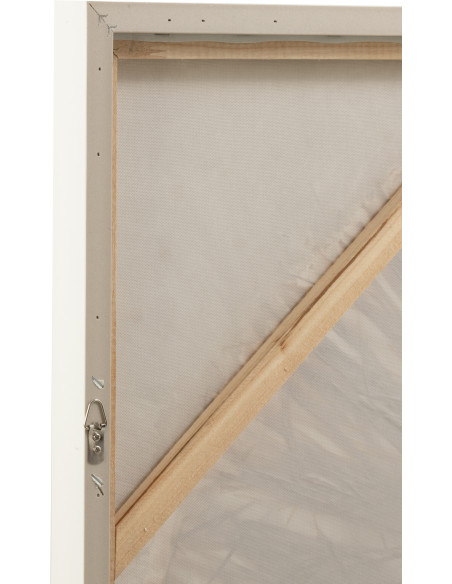 Cadre déco XL Carré Cercle en Raphia 100x100 Sharyl - 4