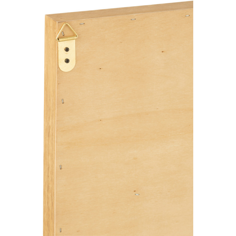 Cadre déco Carré Étoile de mer 45x45 en Bois Naturel Florentia - 2