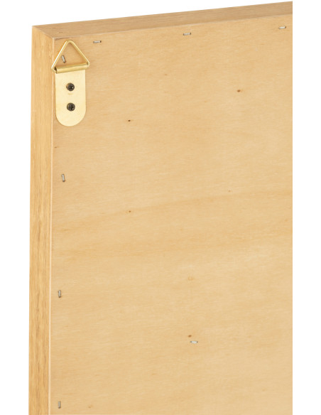 Cadre déco Carré Étoile de mer 45x45 en Bois Naturel Florentia - 2