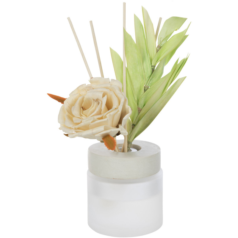 Diffuseur de parfum Fleur Jaune Verre Evangelia - 1