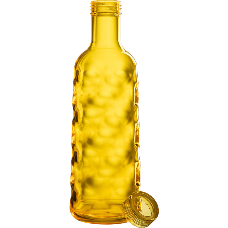 Carafe Bouteille avec bouchon 1,15 L en Plastique réutilisable Jaune Effet martelé Scarlet - 2