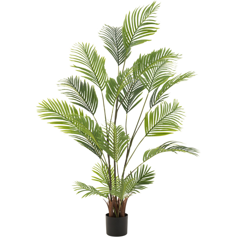 Arbre artificiel Palmier XL Hauteur 180 cm en Plastique Vert avec pot - 1