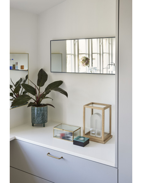 Serre livres moderne Hauteur 20 cm en Verre Blanc Arch - 3