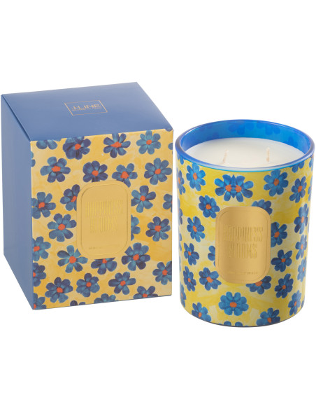 Bougie parfumée XL Senteur Florale White Musk Violet 70 heures Happiness Blooms - 2