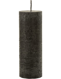 Bougie d'extérieur Pilier en Noir 50 heures Hauteur 28 cm J-Line - 1