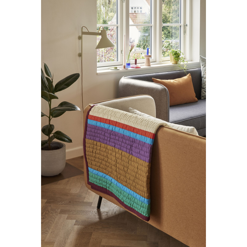 Grand Plaid original matelassé 140x200 en Coton Multicolore Pavilion - 2