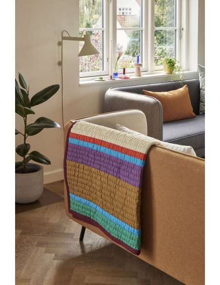 Grand Plaid original matelassé 140x200 en Coton Multicolore Pavilion - 2