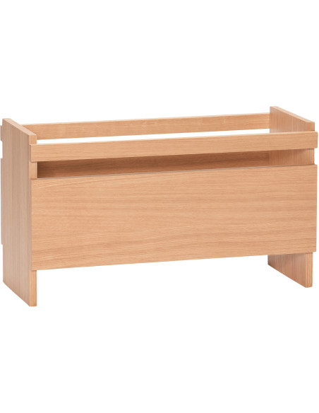 Jardinière moderne Rectangulaire 70 cm en Bois MDF Naturel Effet chêne Forma - 2