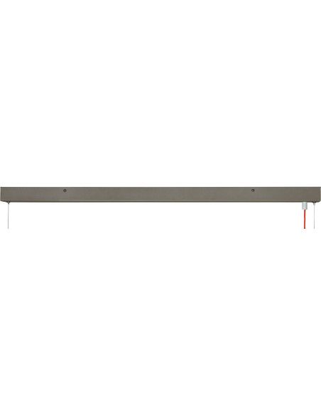 Grande Suspension Néo moderne 85 cm en Métal Naturel Effet bois Verre Interplay - 3