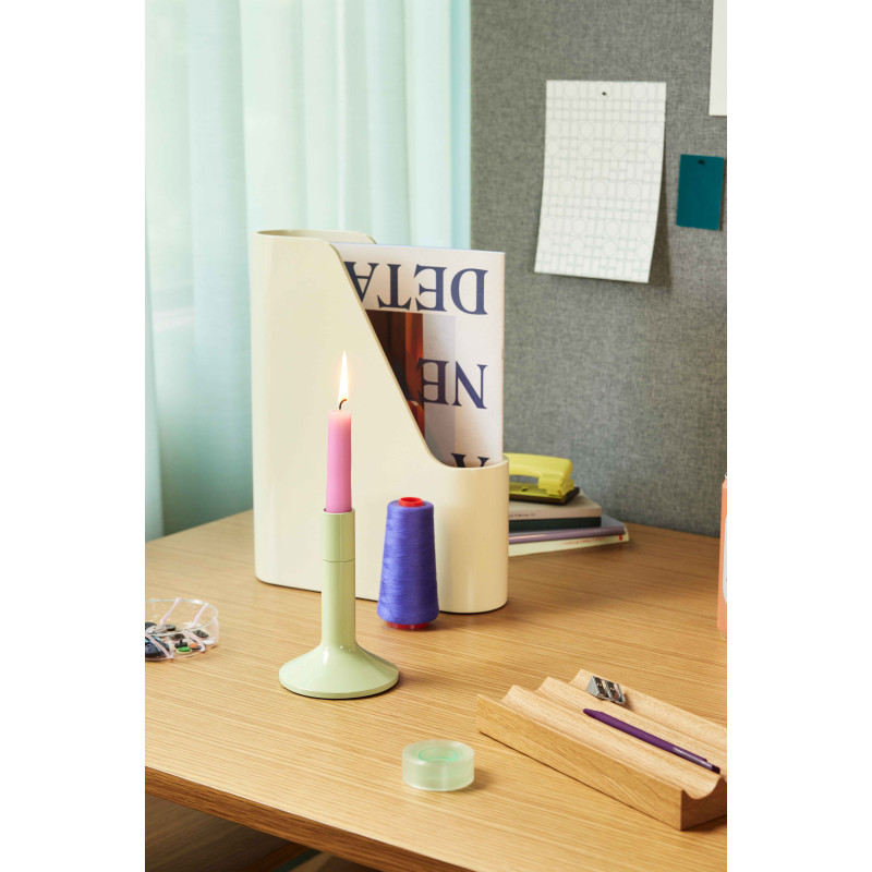 Bougeoir moderne en Métal Vert clair Kindred (Lot de 2) - 3