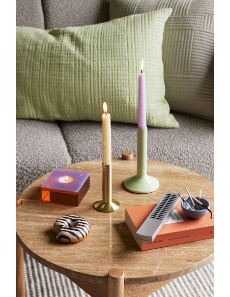 Bougeoir moderne en Métal Vert clair Kindred (Lot de 2) - 5