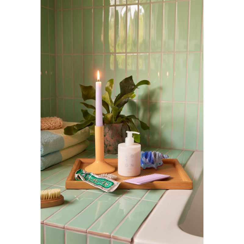 Bougeoir moderne en Métal Orange Kindred (Lot de 2) - 4