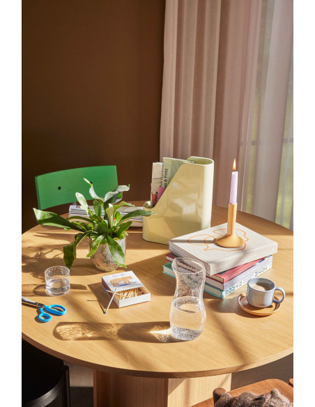 Bougeoir moderne en Métal Orange Kindred (Lot de 2) - 5