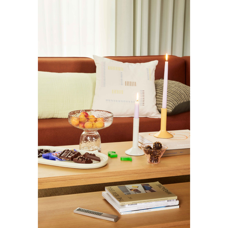 Bougeoir moderne en Métal Orange Kindred (Lot de 2) - 6