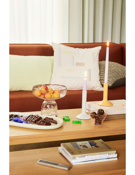 Bougeoir moderne en Métal Orange Kindred (Lot de 2) - 6