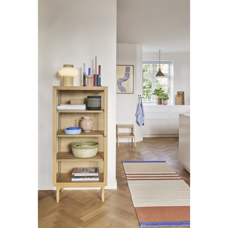 Bougeoir vintage en Verre Bleu Comet (Lot de 2) - 3