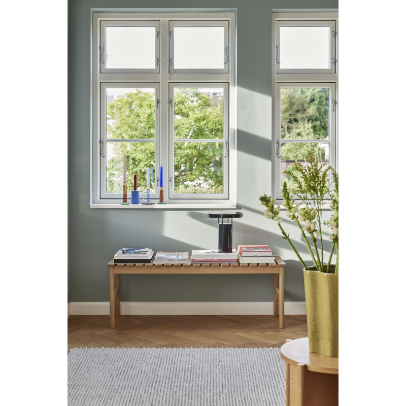 Bougeoir vintage en Verre Bleu Comet (Lot de 2) - 5