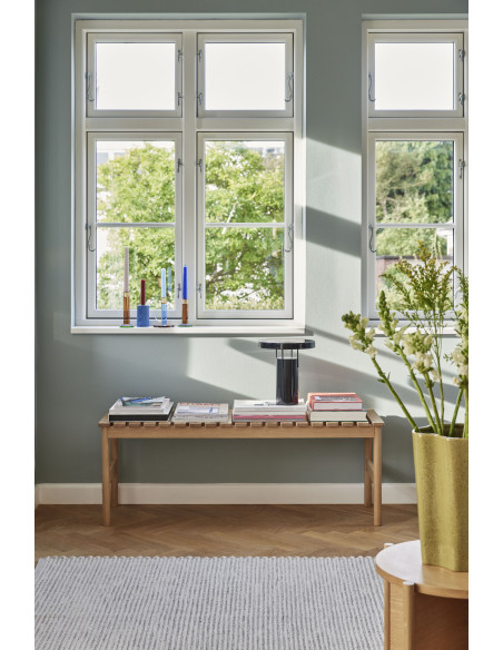 Bougeoir vintage en Verre Bleu Comet (Lot de 2) - 5