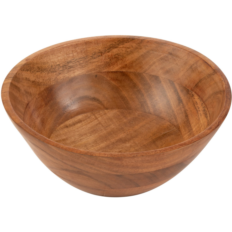 Saladier 25 cm en Bois d'acacia Naturel Dars - 2