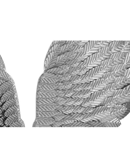 Grande Déco murale Ailes d'ange Hauteur 100 cm en Métal Argenté Beauty Coppia 