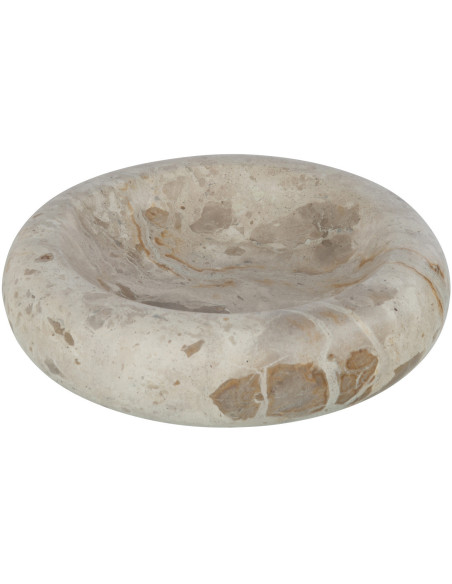 Vide-poches 25 cm en Marbre Beige Tasoz - 1