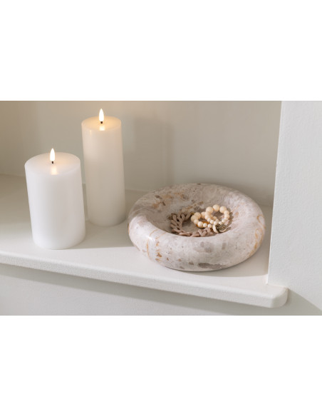 Vide-poches 25 cm en Marbre Beige Tasoz - 2