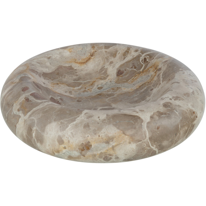 Vide-poches 30 cm en Marbre Beige Tasoz - 1