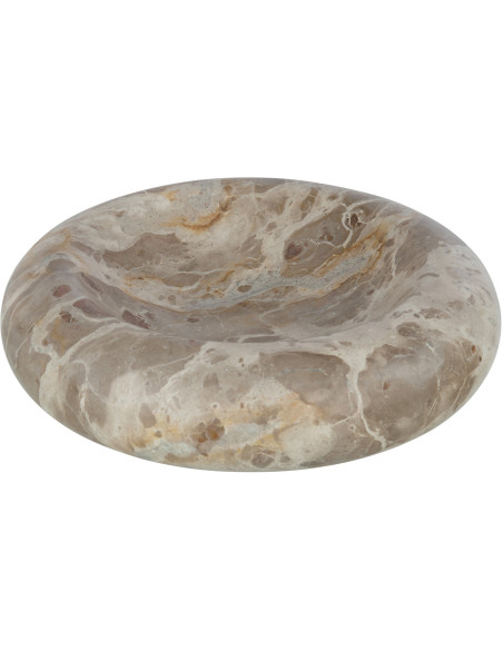 Vide-poches 30 cm en Marbre Beige Tasoz J-Line - 1