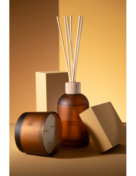 Diffuseur de parfum Senteur Boisée Ambre intime 550 ml Accords Essentiels - 6