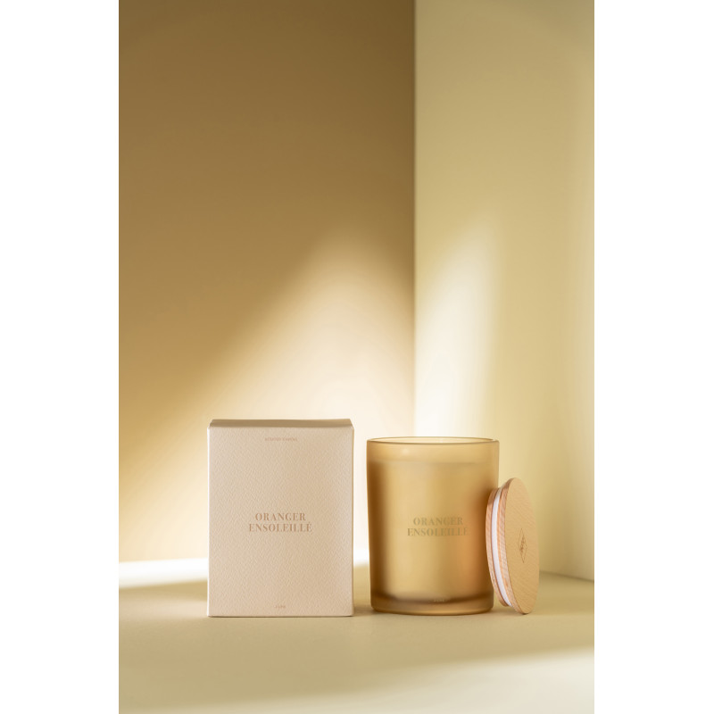 Bougie parfumée XL Senteur Fruitée Oranger Ensoleillé 52 heures Accords Essentiels - 3