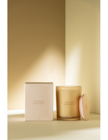 Bougie parfumée XL Senteur Fruitée Oranger Ensoleillé 52 heures Accords Essentiels - 3