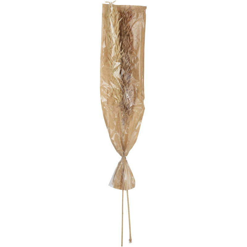 Bouquet artificiel 2 brins Hauteur 95 cm en Feuilles séchées Naturel - 1