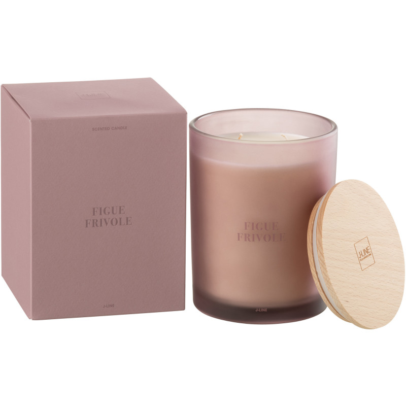Bougie parfumée XL Senteur Fruitée Figue Frivole 52 heures Accords Essentiels - 1