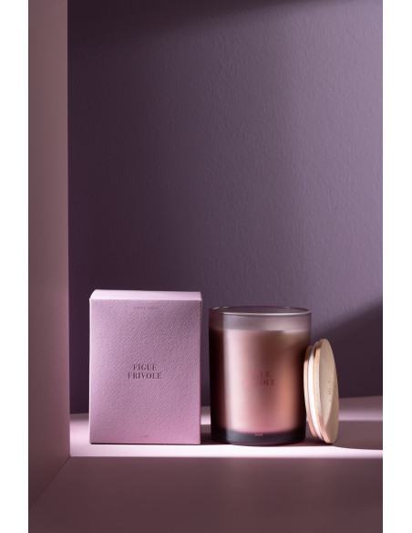 Bougie parfumée XL Senteur Fruitée Figue Frivole 52 heures Accords Essentiels - 3