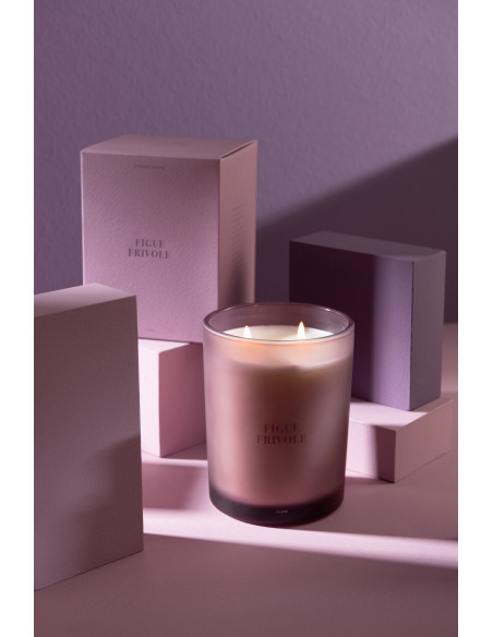 Bougie parfumée XL Senteur Fruitée Figue Frivole 52 heures Accords Essentiels - 5