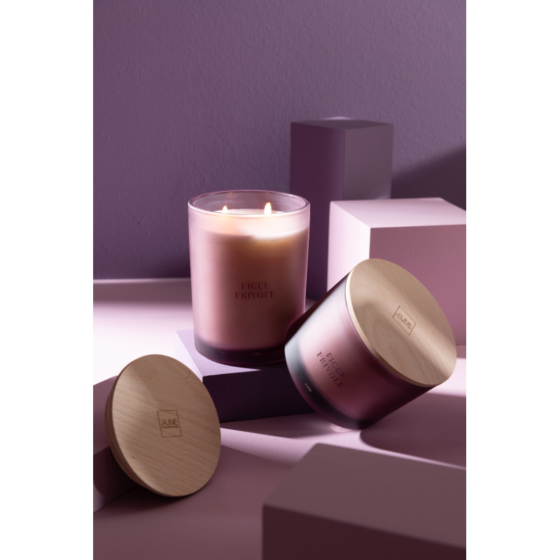 Bougie parfumée XL Senteur Fruitée Figue Frivole 52 heures Accords Essentiels - 6