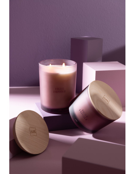 Bougie parfumée XL Senteur Fruitée Figue Frivole 52 heures Accords Essentiels - 6