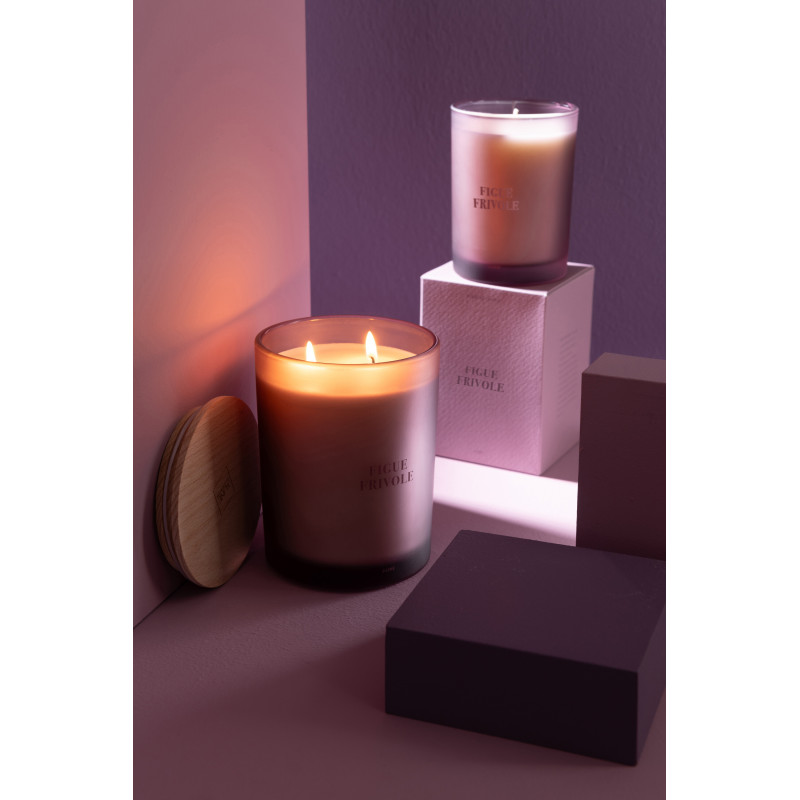 Bougie parfumée XL Senteur Fruitée Figue Frivole 52 heures Accords Essentiels - 7