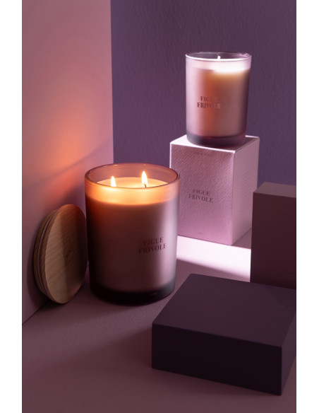 Bougie parfumée XL Senteur Fruitée Figue Frivole 52 heures Accords Essentiels - 7