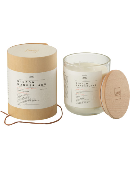Bougie parfumée Senteur Fraîche Window Wanderland 66 heures Pure Nature - 1