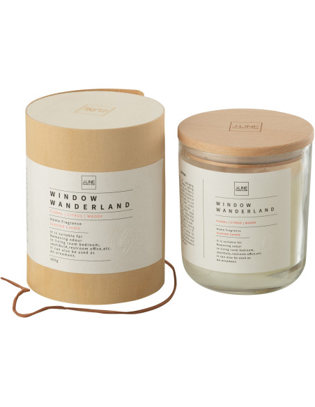 Bougie parfumée Senteur Fraîche Window Wanderland 66 heures Pure Nature - 2