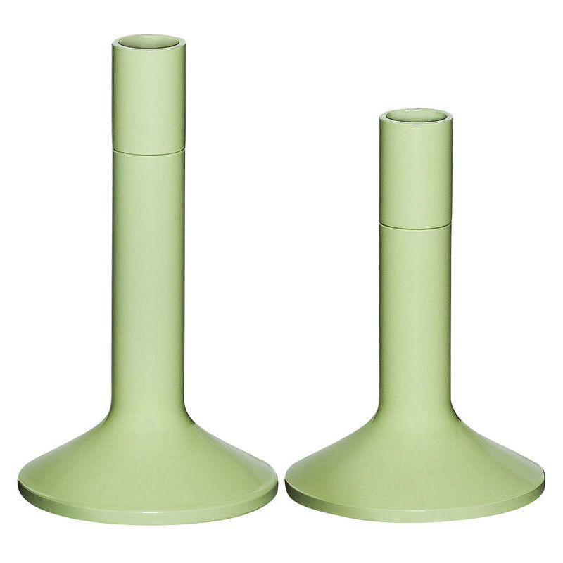 Bougeoir moderne en Métal Vert clair Kindred (Lot de 2) - 6