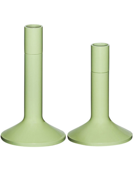 Bougeoir moderne en Métal Vert clair Kindred (Lot de 2) - 6