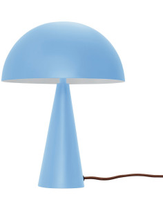 Lampe à poser design Champignon Hauteur 33 cm en Métal Bleu clair Mush - 1