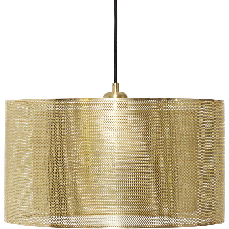 Suspension moderne chic Diamètre 40 cm en Métal Laiton Edge - 1