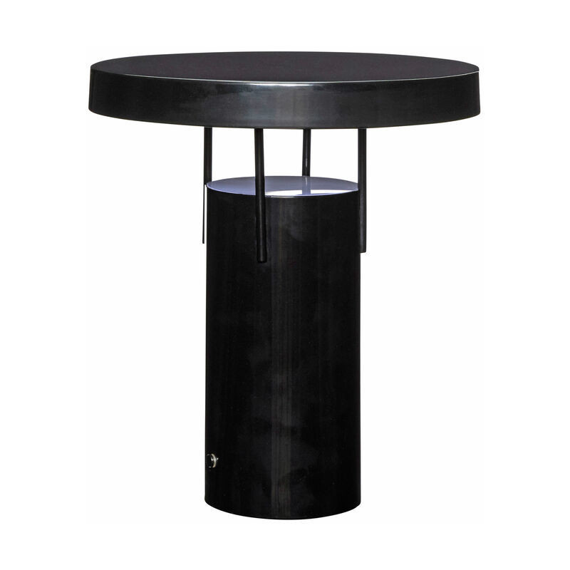 Lampe design rechargeable Hauteur 28 cm en Métal Noir BringMe - 1