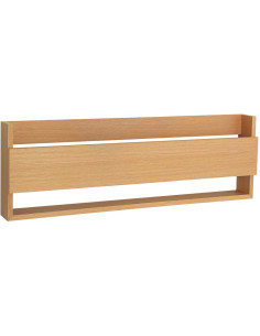 Grand Range magazines moderne 100 cm en Bois MDF Naturel Placage chêne Gap - 2