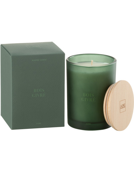 Bougie parfumée Senteur Boisée Bois Givré 38 heures Accords Essentiels - 1