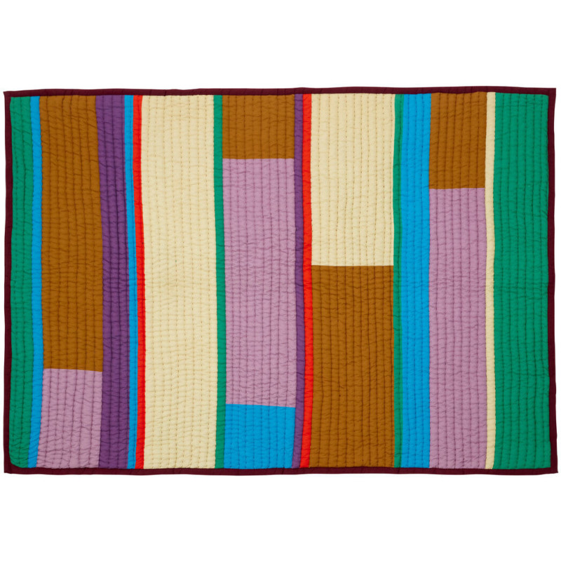 Grand Plaid original matelassé 140x200 en Coton Multicolore Pavilion - 5