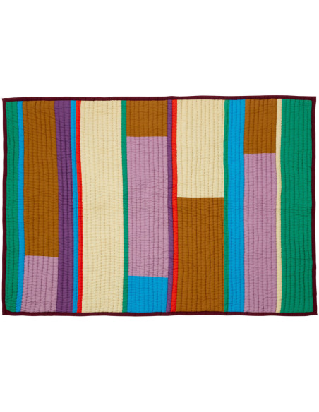 Grand Plaid original matelassé 140x200 en Coton Multicolore Pavilion - 5